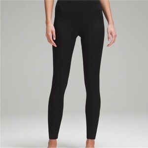 Lululemon Align High-Rise Ribbed Pant 28”  Black Leggings